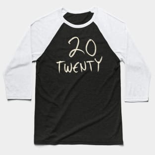 Hand Drawn Letter Number 20 Twenty Baseball T-Shirt